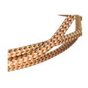 Ver imagem 1 de Régua Extensão Elétrica Filtro de Linha Madeira 3 Tomadas:creme e Dourado