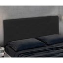 Ver imagem 2 de Cabeceira Luna Para Cama Box Queen 160 cm Corino Preto - D’Rossi
