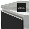 Paneleiro Armário de Cozinha 60 cm 3 Portas Branco/Preto Glamy Madesa - 9