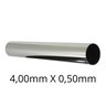 Tubo Inox - 04,00mm X 0,50mm - Polido - 304/l - C/c - 70 Cm - 1