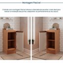Ver mais imagens de Balcão Planejado 1 Porta 40cm com Tampo Aroeira CabeCasa MadeiraOriginals Cinza/Sereno/Cedro