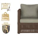 Ver imagem 4 de Mesa Centro e 2 Poltronas Madri Corda Náutica Estofado 8 Trama Original