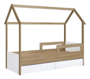 Ver imagem 4 de Cama Infantil Montessoriana Casinha com 2 Gavetas e Colchão - Completa Móveis