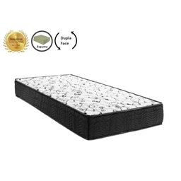 Cama Box Baú Solteiro Conforto Sintético Branco + Colchão Solteiro Conforto Espuma D33 com Eps 14x88 - 5