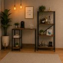 Ver imagem 1 de Kit Bancada Gourmet + Estante 4 Prateleiras