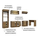 Ver imagem 5 de Armário de Cozinha Completa 315cm Rustic Glamy Madesa 01