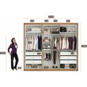 Ver imagem 4 de Guarda Roupa 6 Portas 6 Gavetas com Espelho Reno Novo Horizonte