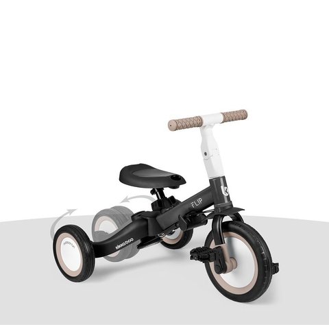 Triciclo Multifuncional 5 em 1 Flip Black (preto) - Kikka Boo