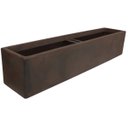 Ver imagem 1 de Vaso Floreira Cubo (80x20) Antique Rusty Vasart