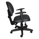 Ver imagem 3 de Cadeira Escritório Giratória Diretor Back System Braço Regulável Executiva Metal