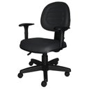 Ver imagem 1 de Cadeira Escritório Giratória Diretor Back System Braço Regulável Executiva Metal