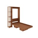 Ver imagem 3 de Cama Multifuncional Juvenil Solteiro Articulada Dobrável CM8013 Amêndoa - Tecno Mobili