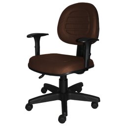 Cadeira Escritório Giratória Diretor Back System Braço Regulável Executiva Metal - 1
