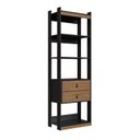 Ver imagem 4 de Guarda Roupa Aberto Closet 1 Cabideiro 2 Gavetas com Cômoda 4 Gavetas Wood 