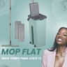Rodo Mop Flat Slim com Balde Lava e Seca 1 Refil Melhor Rodo de Limpeza Fácil Rápida e Piso Brilhand - 2
