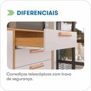 Ver imagem 6 de Cozinha Compacta 4 Peças 9 Portas 3 Gavetas com Tampo Itatiaia Napoles