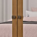 Ver imagem 6 de Armario Organizador Multiuso Com Espelho MDF/Madeira Maciça 2802 Prata Off White Freijo FNT