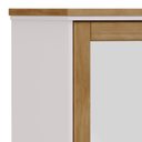 Ver imagem 5 de Armario Organizador Multiuso Com Espelho MDF/Madeira Maciça 2802 Prata Off White Freijo FNT