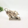 Escultura Touro Decorativo Bronze Resina 12x16x9cm Pet Decor - 3