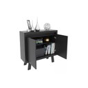 Ver imagem 2 de Buffet de Sala Jantar Me4187 C/ 2 Portas Preto - Tecno Mobili