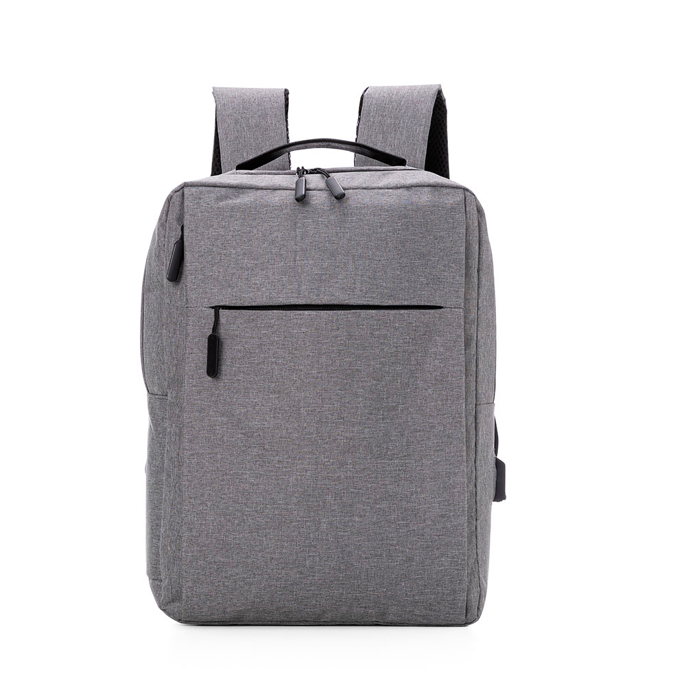 Mochila para Notebook em Poliéster com 2 Bolsos Frontais com Ziper- Brava - 3