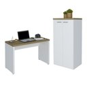 Ver imagem 1 de Jogo Armário e Escrvaininha Augsburgo Olmo Branco