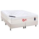 Ver imagem 1 de Cama Box King: Colchão Molas Pocket Ensacadas Castor Gold Star Vitagel + Base CRC Courano Branco(193