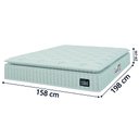Ver imagem 3 de Cama Box Casal Queen Colchão Espuma D45 Lazio Pillow Top Branco Hellen