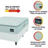 Cama Box Casal Queen Colchão Espuma D45 Lazio Pillow Top Branco Hellen - 5