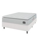 Ver imagem 2 de Cama Box Casal Queen Colchão Espuma D45 Lazio Pillow Top Branco Hellen