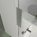 Ver imagem 5 de Kit Gabinete Banheiro Rubi 80cm - Gabinete + Cuba + Espelheira - Branco Inteiro