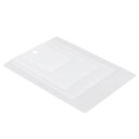 Ver imagem 1 de Kit 4 Tamanhos de Gabaritos para Dobrar Roupas Camisetas Protêa Dello Cristal