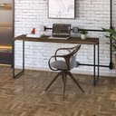Ver imagem 2 de Mesa de Escritório Escrivaninha 150cm Dynamica Industrial C08 Carvalho Dark - Mpozenato