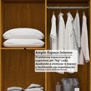 Ver imagem 7 de Guarda-Roupa Casal Maya 6 Portas 2 Gavetas com Espelho Off White/Cinamomo - ACP Móveis