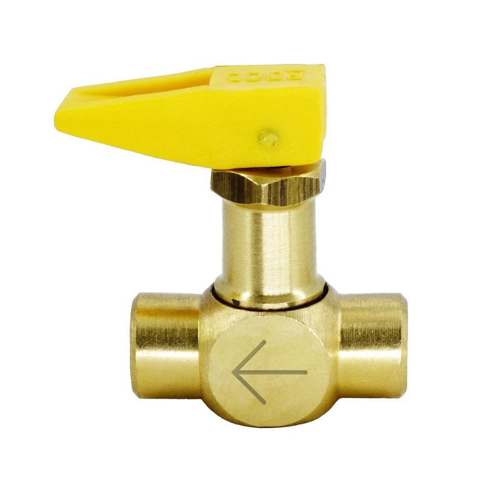 Registro Bloqueio Corta-Fogo NPT 1/8(F) x NPT 1/8(F) Roco - 1