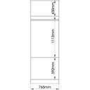 Ver imagem 5 de Guarda Roupa Modulado 2 Portas Requinte 100% MDF