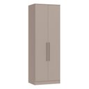 Ver imagem 2 de Guarda Roupa Modulado 2 Portas Requinte 100% MDF Cinza/Duna Line