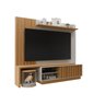 Estante Home Para TV até 65 Polegadas 1 Porta Sândalo com Mesa Puff Sândalo Espresso Moveis - 2