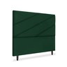 Cabeceira Estofada Queen Cristal 160cm Suede Verde - 3