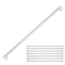 Ver imagem 1 de Kit 8 Puxador 480mm Alumínio Armário Móveis Cômoda Roupeiro