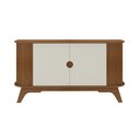 Ver imagem 4 de Balcão Buffet Vivaldi 2 Portas Ripado Cinamomo/off White - Artely