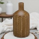 Ver imagem 2 de Vaso Decorativo Madeira 32cm Espressione Marrom