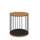 Ver imagem 5 de Estante Home Para TV até 65 Polegadas 1 Porta Sândalo com Mesa Puff Sândalo Espresso Moveis