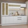 Armário de Cozinha Completa 100% Mdf 240 Cm Branco Smart Madesa 01 - 2