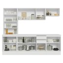 Ver imagem 6 de Armário de Cozinha Completa 100% Mdf 240 Cm Branco Smart Madesa 01