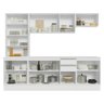 Armário de Cozinha Completa 100% Mdf 240 Cm Branco Smart Madesa 01 - 6