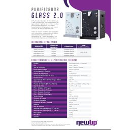 Purificador de Água Glass 2.0 Branco  110v compressor - 4