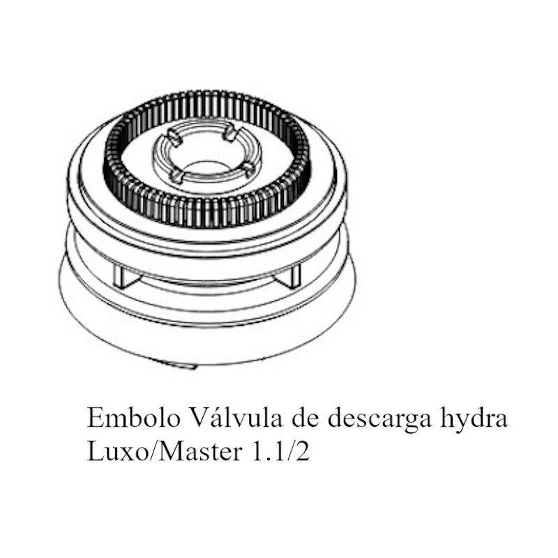 Embolo Reparo Valvula de Descarga Hydra Luxo Master 1.1/2 - 2