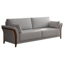 Ver imagem 1 de Sofá 3 Lugares 222cm Perry Linho Cinza Claro - Sallar Home