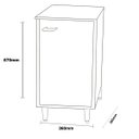 Ver imagem 5 de Balcão Multiuso Porta Filtro com 1 Porta Estonia Hr Móveis